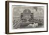 The Prince of Wales Laying the Last Stone of the Victoria Bridge over the St Lawrence-George Henry Andrews-Framed Giclee Print