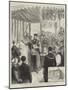 The Prince of Wales Laying the Memorial-Stone of the Indian Institute at Oxford-null-Mounted Giclee Print