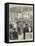 The Prince of Wales Laying the Memorial-Stone of the Indian Institute at Oxford-null-Framed Stretched Canvas