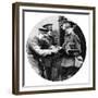 The Prince of Wales Loading a Rifle in the Grenadiers, First World War, 1914-null-Framed Giclee Print