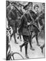 The Prince of Wales Marching with the Oxford University Officers Training Corps, C1910-null-Mounted Giclee Print