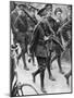 The Prince of Wales Marching with the Oxford University Officers Training Corps, C1910-null-Mounted Giclee Print