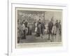 The Prince of Wales Opening the New Graving Dock at Southampton-Alexander Stuart Boyd-Framed Giclee Print