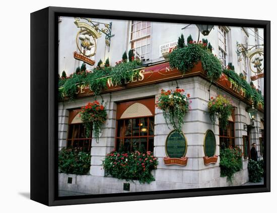 The Prince of Wales Pub, Covent Garden, London, England-Inger Hogstrom-Framed Stretched Canvas