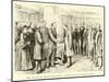 The Prince of Wales Receiving a Deputation of Working Men-null-Mounted Giclee Print