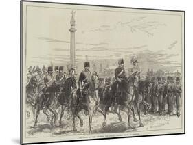 The Prince of Wales Reviewing the Norfolk Artillery Militia at Yarmouth-Charles Robinson-Mounted Giclee Print