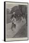 The Prince of Wales's Children as Cyclists-Amedee Forestier-Framed Stretched Canvas