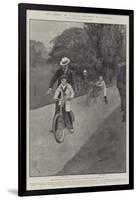 The Prince of Wales's Children as Cyclists-Amedee Forestier-Framed Giclee Print