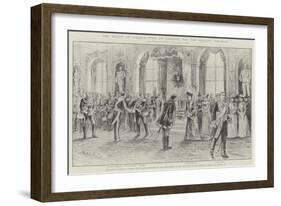 The Prince of Wales's Visit to Germany for the Kaiser's Birthday-Melton Prior-Framed Giclee Print