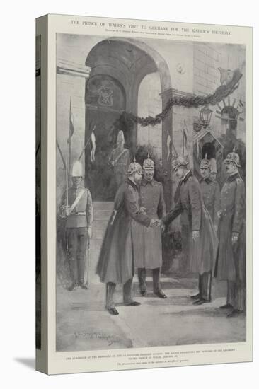 The Prince of Wales's Visit to Germany for the Kaiser's Birthday-Henry Charles Seppings Wright-Stretched Canvas
