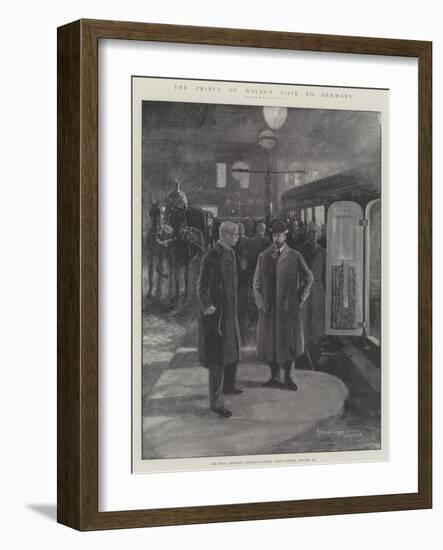 The Prince of Wales's Visit to Germany-Henry Charles Seppings Wright-Framed Giclee Print