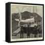 The Prince of Wales's Yacht Britannia Lying in Cannes Harbour-Joseph Nash-Framed Stretched Canvas