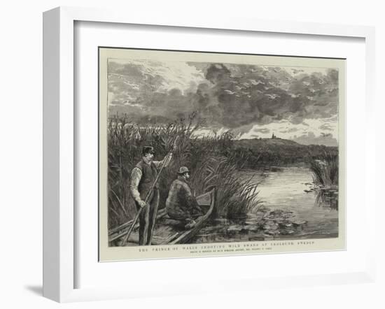 The Prince of Wales Shooting Wild Swans at Ekolsund, Sweden-Sydney Prior Hall-Framed Giclee Print