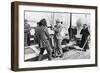 The Prince of Wales Testing a Japanese Fencing Helmet, Japan, 1922-null-Framed Giclee Print