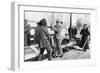 The Prince of Wales Testing a Japanese Fencing Helmet, Japan, 1922-null-Framed Giclee Print