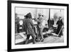 The Prince of Wales Testing a Japanese Fencing Helmet, Japan, 1922-null-Framed Giclee Print