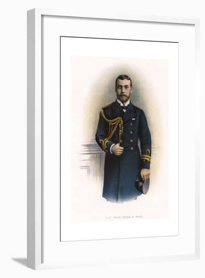 The Prince of Wales, the Future King George V (1865-193), C1900-JS Virtue-Framed Giclee Print