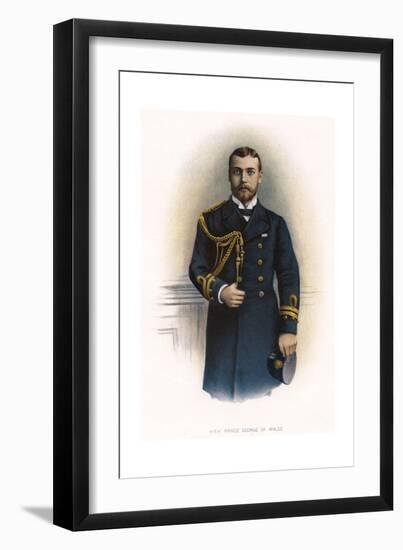 The Prince of Wales, the Future King George V (1865-193), C1900-JS Virtue-Framed Giclee Print