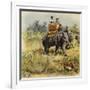 The Prince of Wales Tiger Hunting in India-Henry Payne-Framed Giclee Print