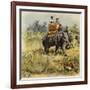 The Prince of Wales Tiger Hunting in India-Henry Payne-Framed Giclee Print