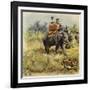 The Prince of Wales Tiger Hunting in India-Henry Payne-Framed Giclee Print