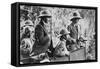 The Prince of Wales Tiger Shooting in Nepal, the Indian Tour, 1921-null-Framed Stretched Canvas