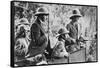 The Prince of Wales Tiger Shooting in Nepal, the Indian Tour, 1921-null-Framed Stretched Canvas