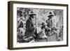 The Prince of Wales Tiger Shooting in Nepal, the Indian Tour, 1921-null-Framed Premium Giclee Print