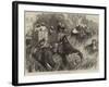 The Prince of Wales Tiger-Shooting with Sir Jung Bahadoor, the Critical Moment-Arthur Hopkins-Framed Giclee Print