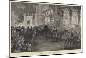 The Prince of Wales Viewing the Illuminations at Bombay-null-Mounted Giclee Print