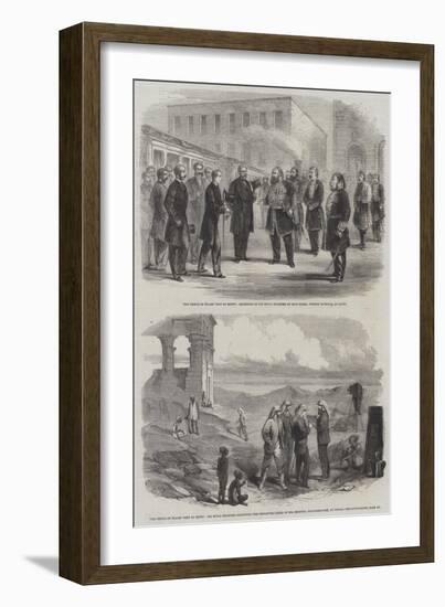 The Prince of Wales' Visit to Egypt-null-Framed Giclee Print