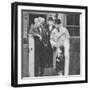 The Prince of Wales visiting a miners cottage in the Northeast of England, 1929 (1936)-null-Framed Photographic Print