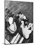 The Prince of Wales with Friends on a Raft, the Riviera, C1930S-null-Mounted Giclee Print