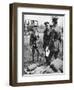 The Prince of Wales with George V, at a Gas School During the First World War, 1914-1918-null-Framed Giclee Print