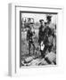 The Prince of Wales with George V, at a Gas School During the First World War, 1914-1918-null-Framed Giclee Print