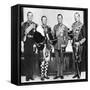 The Prince of Wales with His Brothers, C1930s-null-Framed Stretched Canvas