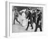 The Prince of Wales with the Empress and Crown Prince of Japan, Tokyo, 1922-null-Framed Giclee Print