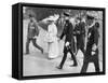 The Prince of Wales with the Empress and Crown Prince of Japan, Tokyo, 1922-null-Framed Stretched Canvas