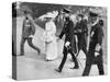 The Prince of Wales with the Empress and Crown Prince of Japan, Tokyo, 1922-null-Stretched Canvas