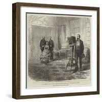 The Prince of Wales, with the King and Queen of Greece, Being Photographed at Athens-null-Framed Giclee Print