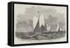 The Prince of Wales Yacht Club Match, Coming Up Long Reach-null-Framed Stretched Canvas