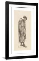 The Prince's Progress - Figure Study of the Prince for 'You Should Have Wept Her Yesterday'-Dante Gabriel Rossetti-Framed Premium Giclee Print