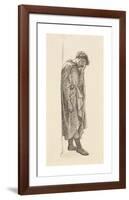 The Prince's Progress - Figure Study of the Prince for 'You Should Have Wept Her Yesterday'-Dante Gabriel Rossetti-Framed Premium Giclee Print