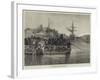 The Prince's Route to India, El Kantara, Suez Canal-null-Framed Giclee Print