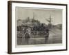 The Prince's Route to India, El Kantara, Suez Canal-null-Framed Giclee Print