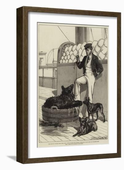 The Prince's Voyage Home from India-null-Framed Giclee Print