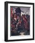 "The Prince to His Father Kneels Lowly: His Is the Battle - His Wholly!"-Archibald Webb-Framed Giclee Print