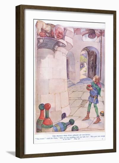 The Prince Who Was Afraid of Nothing-Anne Anderson-Framed Giclee Print