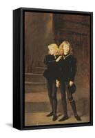 The Princes Edward and Richard in the Tower, 1878-John Everett Millais-Framed Stretched Canvas