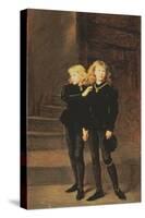 The Princes Edward and Richard in the Tower, 1878-John Everett Millais-Stretched Canvas